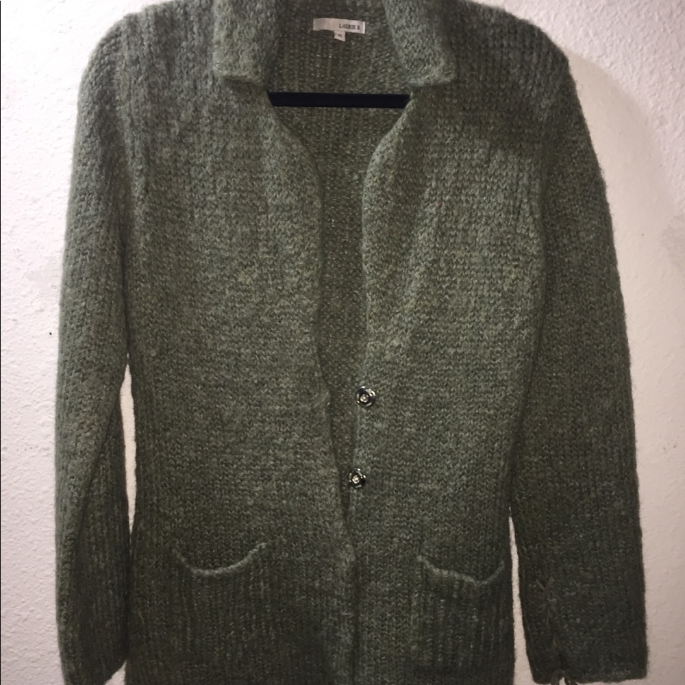 Laurie B Sage Button Cardigan Size M
